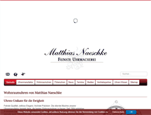 Tablet Screenshot of matthias-naeschke.de